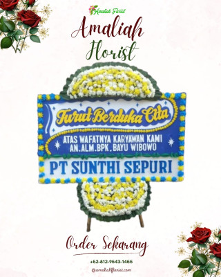 Papan Bunga Duka di Kras
