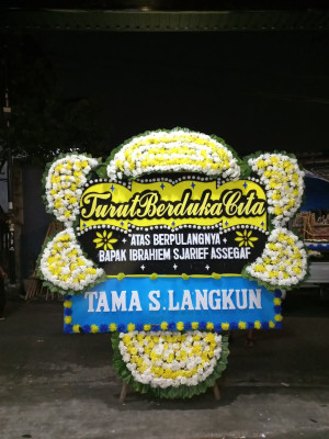 Papan Bunga Duka di Kras