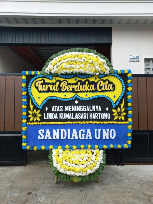 Papan Bunga Duka di Kras